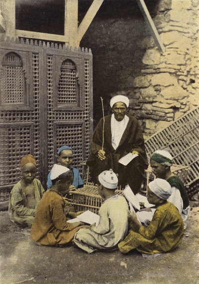 Arab School by European Photographer